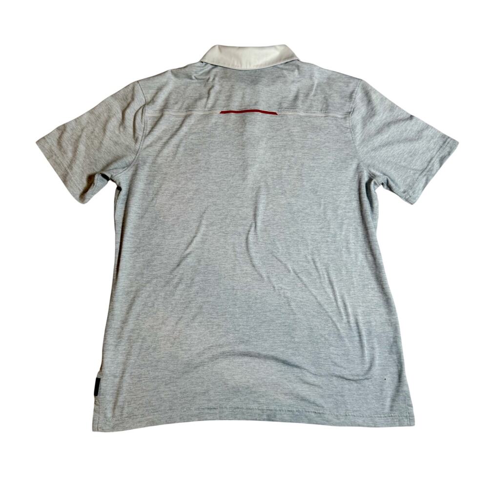Nike Polo Shirt On Field Dry Fit Men's Medium Gray Golf Activewear Coachwear - Picture 2 of 10